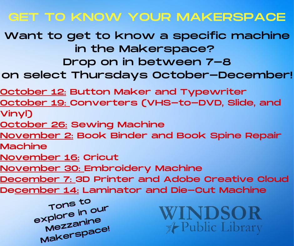 Get To Know Your Makerspace