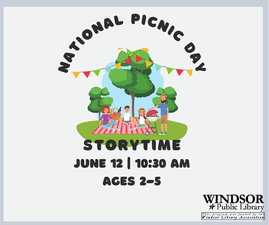National Picnic Day Storytime for preschoolers