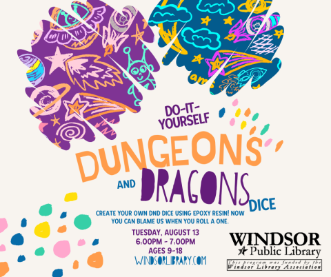 DIY Dungeons and Dragons Dice for tweens and teens
