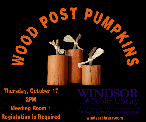 Wood Post Pumpkins