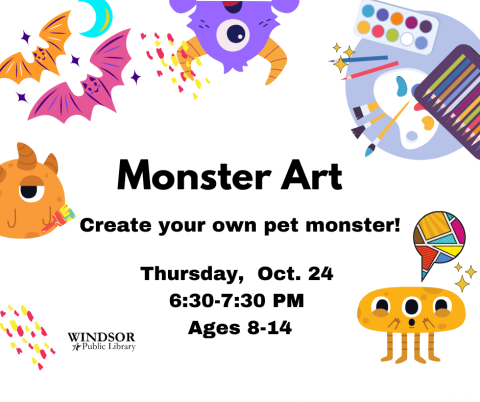 Monster Art for Tweens