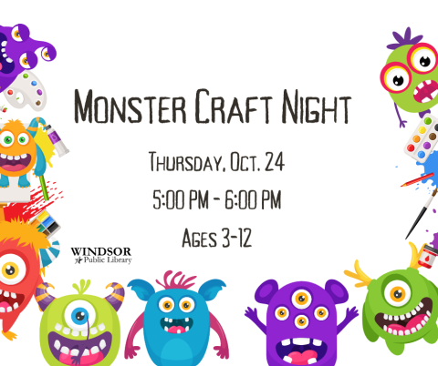 Monster Craft Night for kids