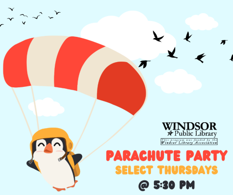 Parachute Party for ages 5 to 8