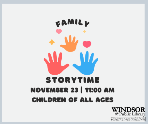 Family Storytime for kids of all ages