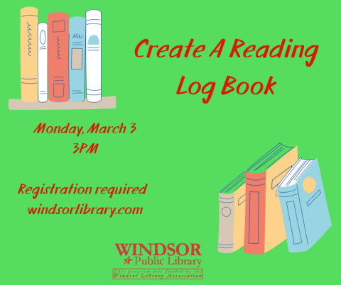 Create A Reading Log Book 