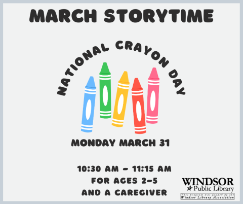 national crayon day storytime for preschoolers