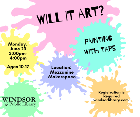 Will it art? Painting with tape