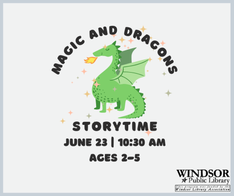 Magic and Dragons Storytime for preschoolers