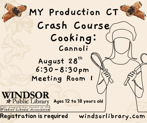 MY Production CT Crash Course Cooking: Cannoli