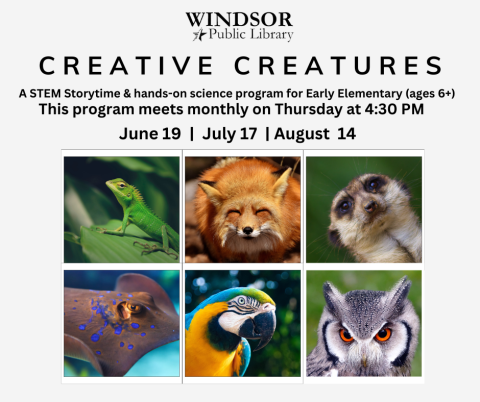 Creative Creatures STEM program