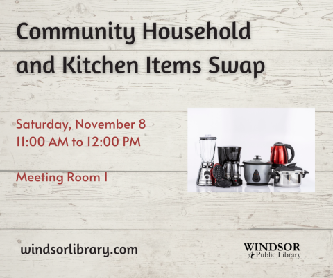 household and kitchen swap