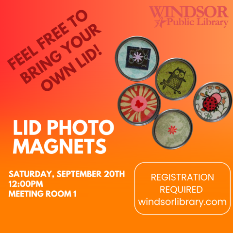 Lid Photo Magnets 
