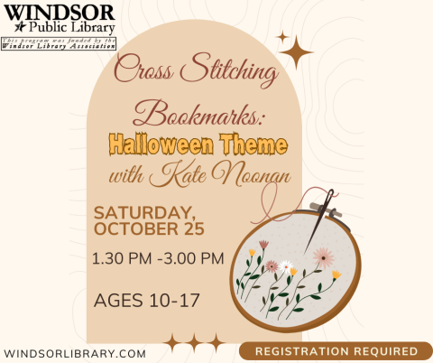 Cross Stitching Bookmarks: Halloween Theme