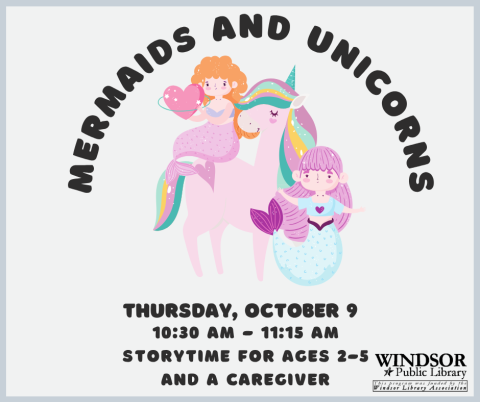 mermaids riding a unicorn