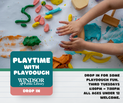 kids making shapes with clay