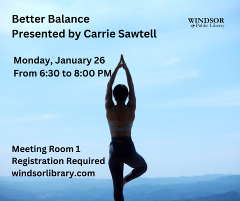 person doing a yoga balance pose