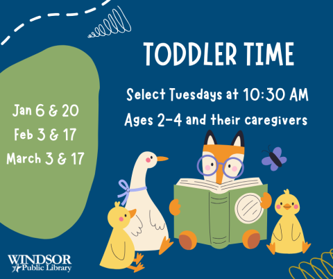 fox reading to geese