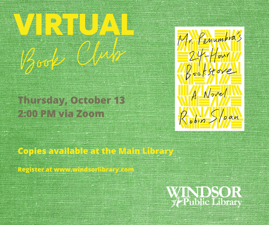 October Virtual Book Club