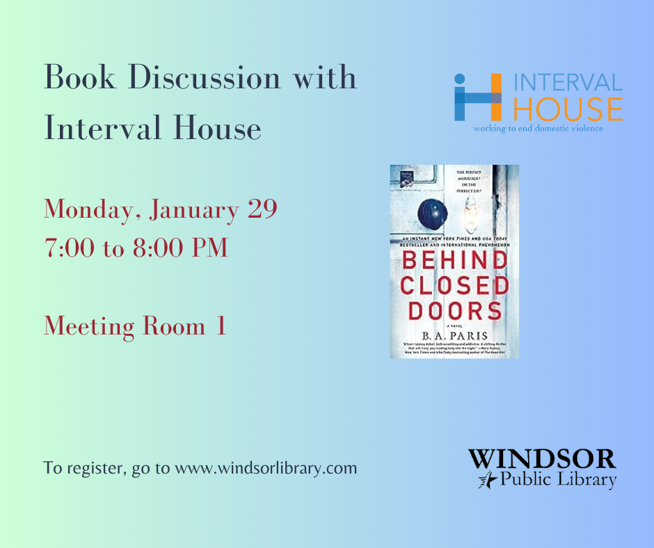 book discussion with interval house