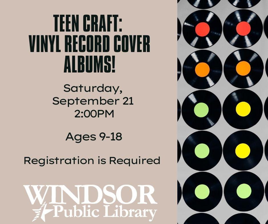 Teen Craft: Vinyl Record Cover Albums