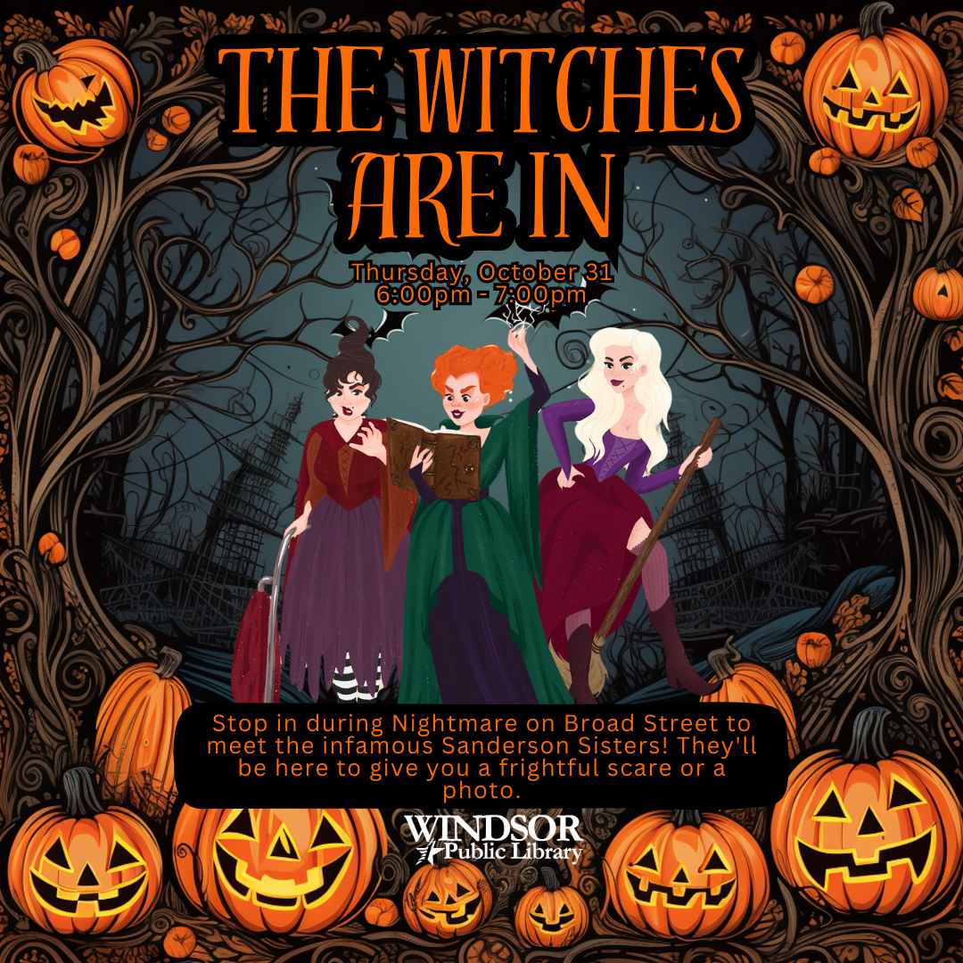 The Witches are in! Meet the Sanderson Sisters.