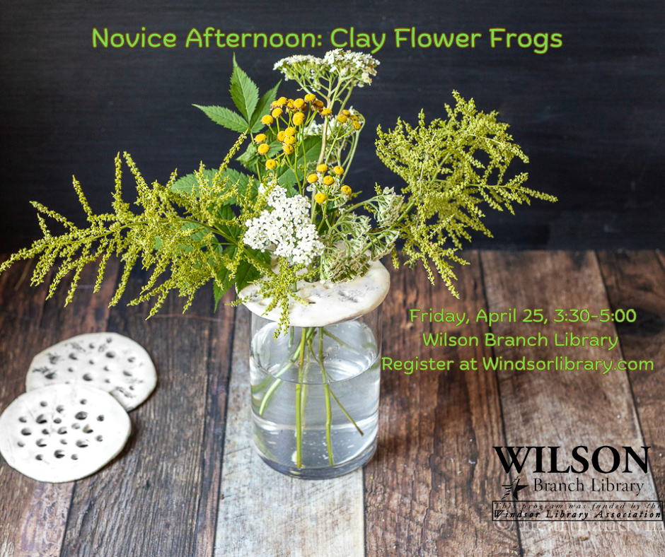 flower frog in a mason jar with flowers