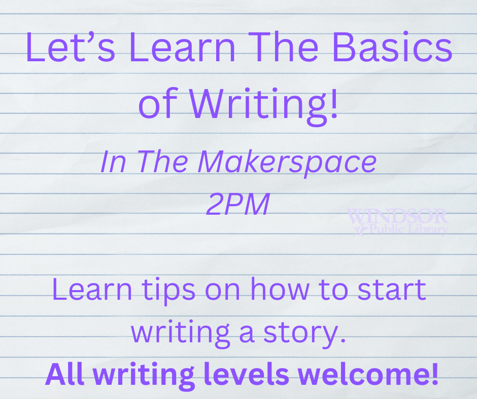 Let's Learn The Basics of Writing!