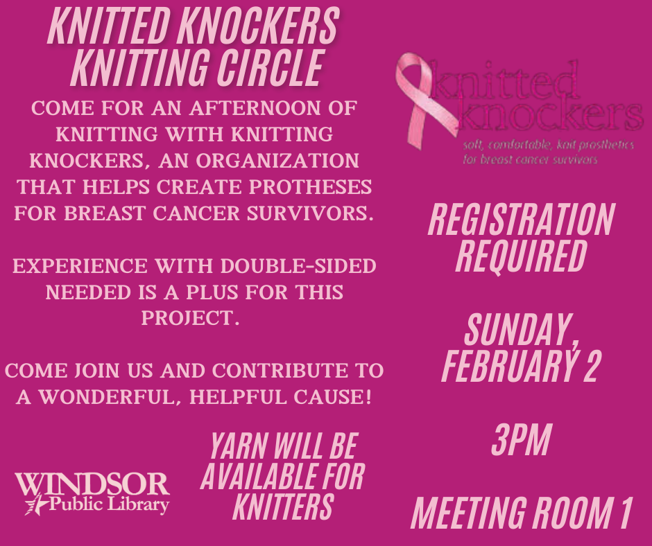 Knitted Knockers Knitting Circle 