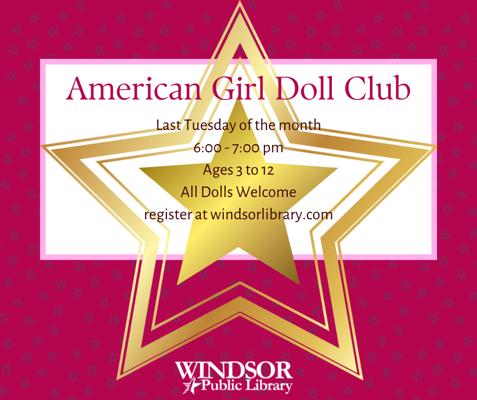 American Girl Doll Club for ages 3 to 12 and all dolls