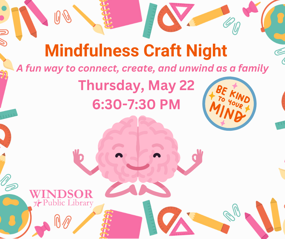 Mindfulness craft night for families