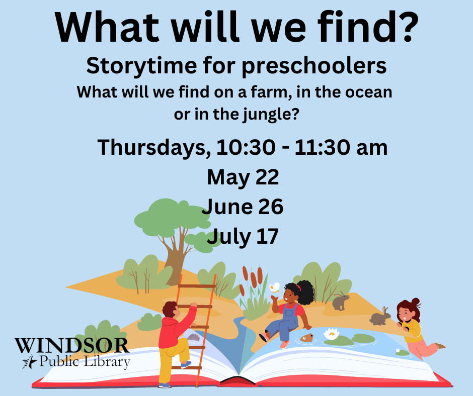 What will we find Storytime for preschoolers