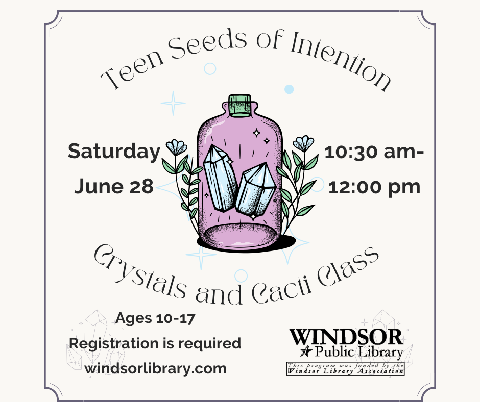 Teen Seeds of Intention: Crystals and Cacti Class